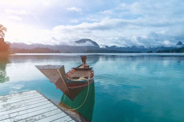 istock Boat at the pier 691392626