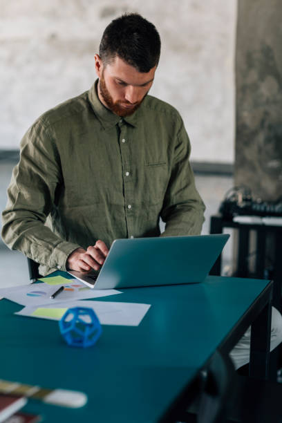 istock Businessman working in his office 691394970
