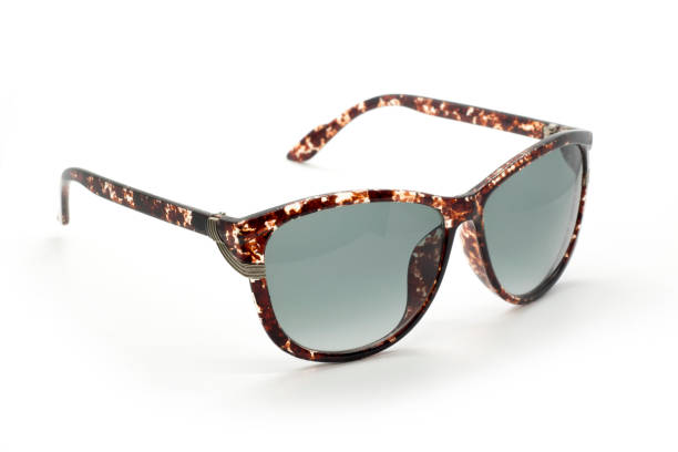 istock Modern fashionable sunglasses isolated on white background, Glasses 691395548