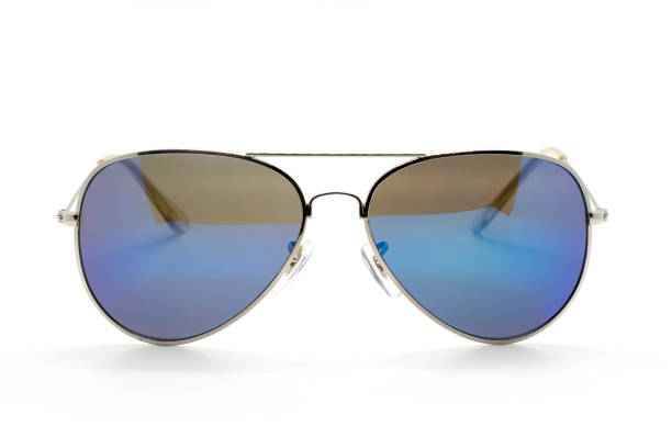 istock Modern fashionable sunglasses isolated on white background, Glasses 691395576