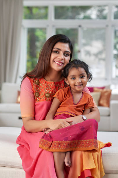 istock Family in national clothes 691414980