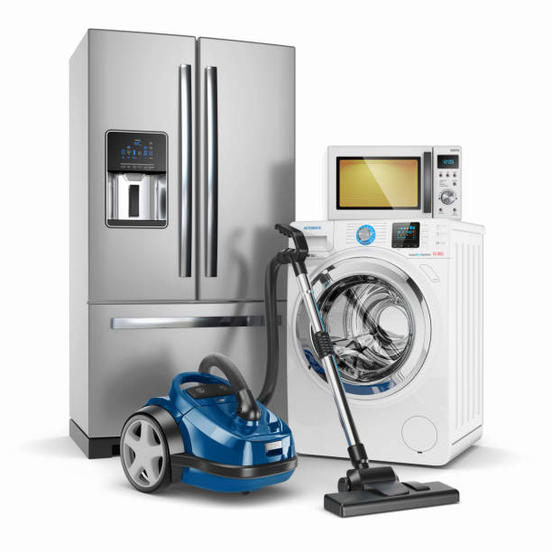 istock Set of household appliances. 691430014