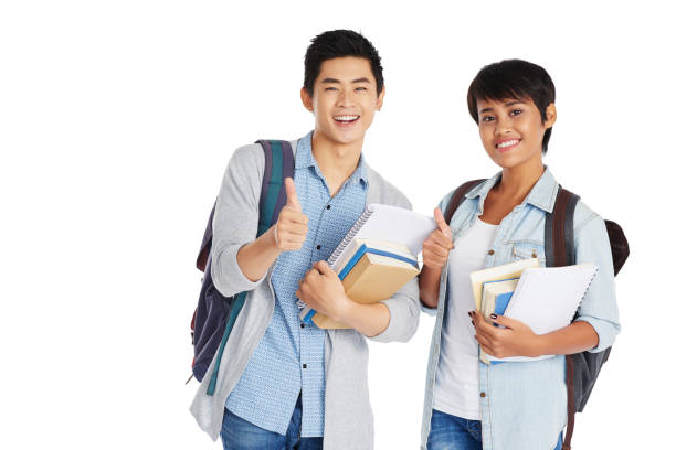 istock Asian Students Showing Thumbs Up 691433642