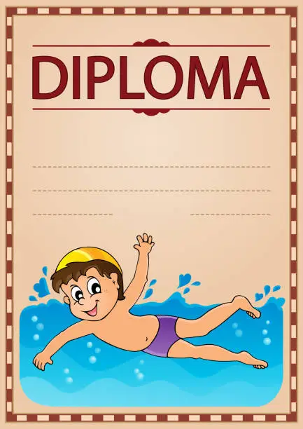 Vector illustration of Diploma theme image 5