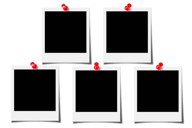 istock Blank photos isolated on white background 691452118