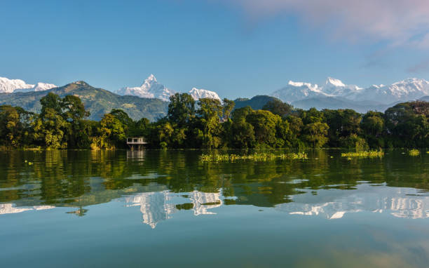 istock Fewa Lake and the Annapurna range in Pokhara 691452192