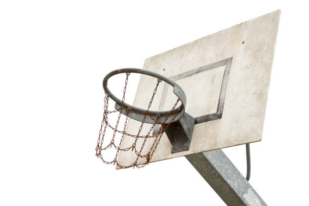 istock Basketball court in an old jail 691458108