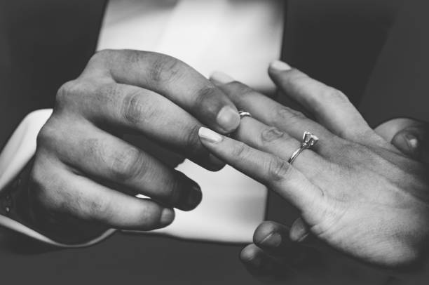 istock Wedding hands or rings detail 691463962