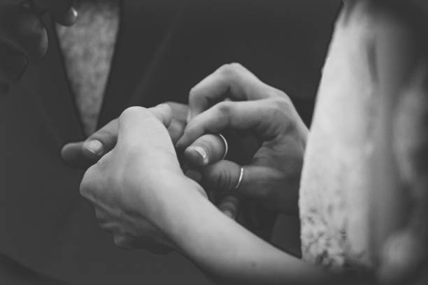 istock Wedding hands or rings detail 691464032