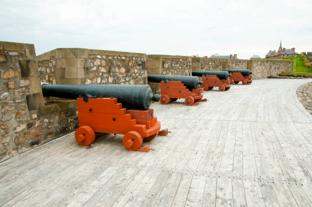 istock Fort Louisbourg Cannons - Nova Scotia - Canada 691474956