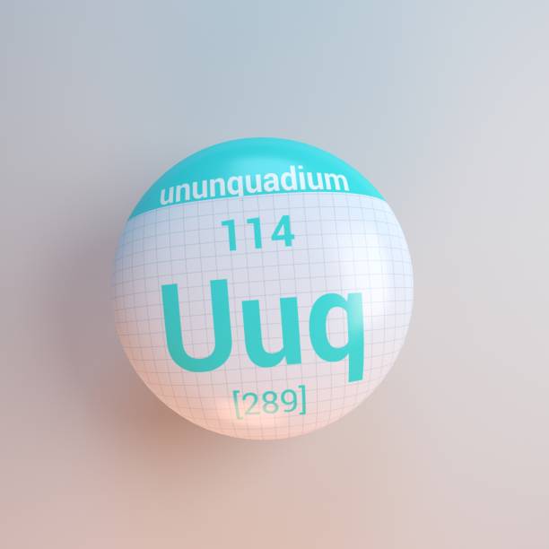 istock 3D rendering periodic table icon uuq ununquadium 691500314