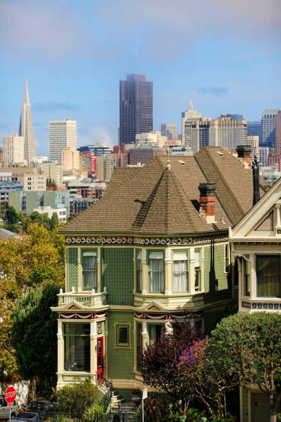 istock View to San Francisco with Alamo Square 691500358