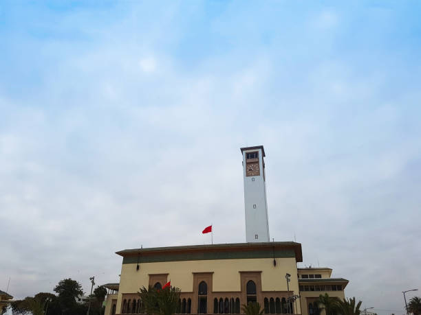 istock Clock tower in Casablanca, Morocco 691506982