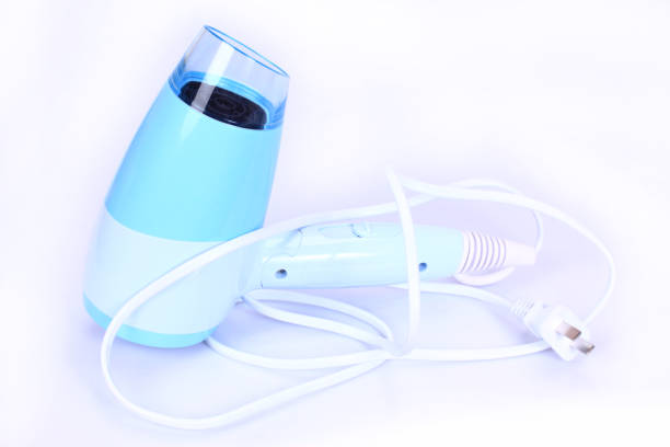 istock Beautiful hair dryer on the white background 691520158
