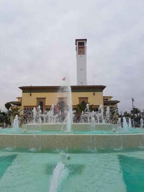istock Clock tower in Casablanca, Morocco 691528462