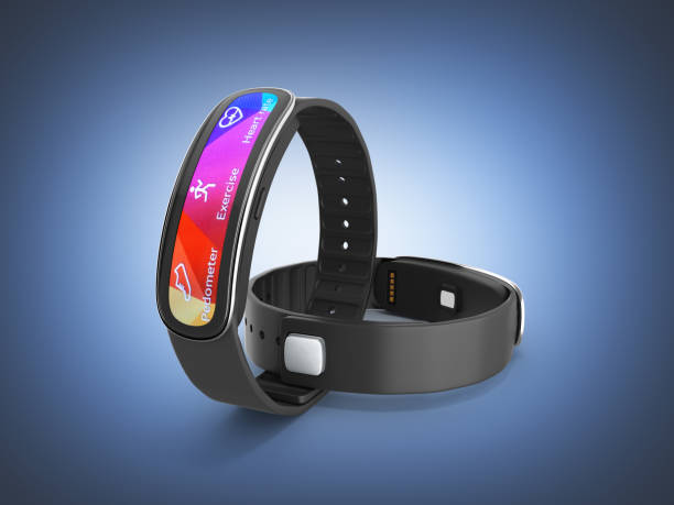 istock fitness bracelet smart watch on dark blue gradient background 3d 691531692