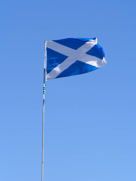 istock Scottish Saltire blowing in the wind 691547610