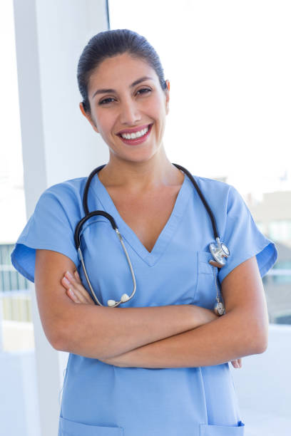 istock Smiling female doctor looking at camera 691548564