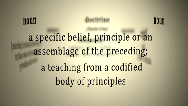Definition: Doctrine