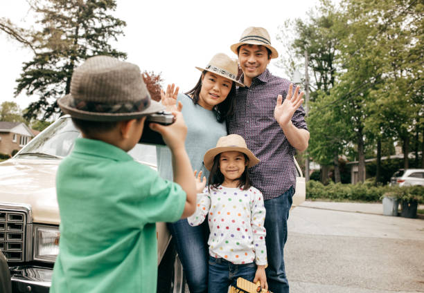 istock Happy family of four 691559958