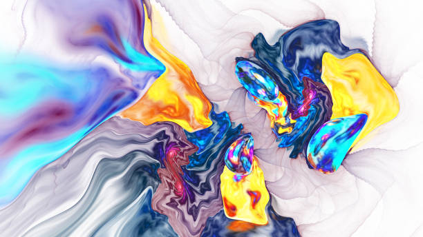 istock Colorful abstract fractal illustration 691567096