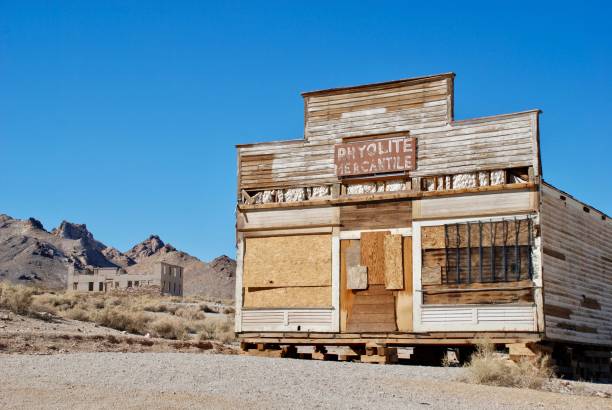 istock Ghost town of Rhyolite 691596458