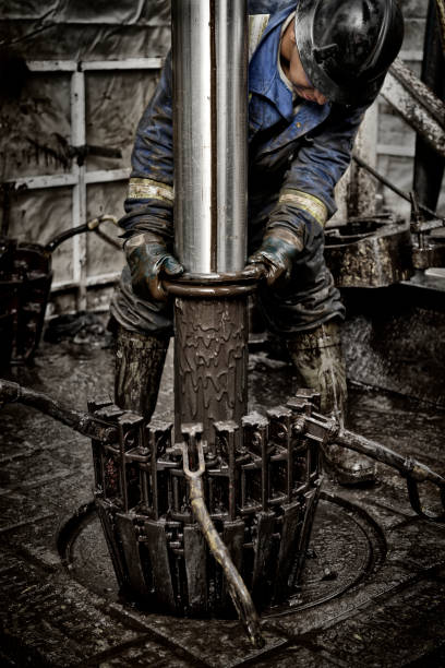 Oil Rig Worker 2.0 stock photo