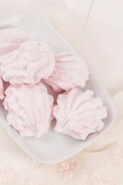 istock Pink homemade zephyr or marshmallow 691600174