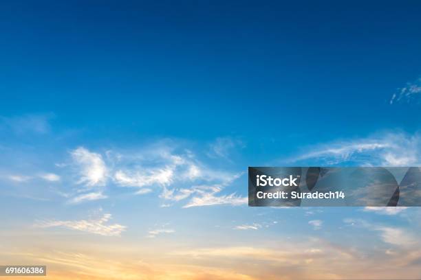 Beautiful Cloud At Sunset Stock Photo - Download Image Now - Sky, Sunset, Cloud - Sky