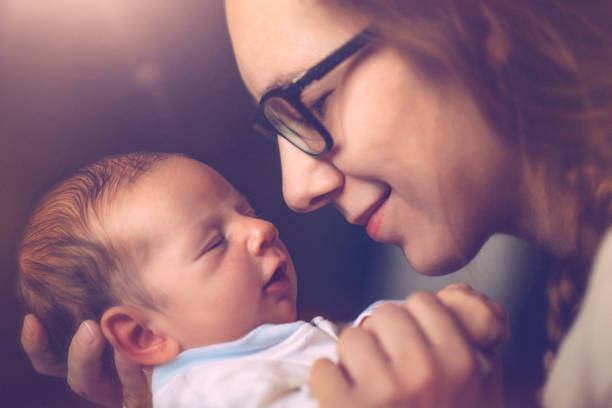 istock Mother with newborn baby 691609464