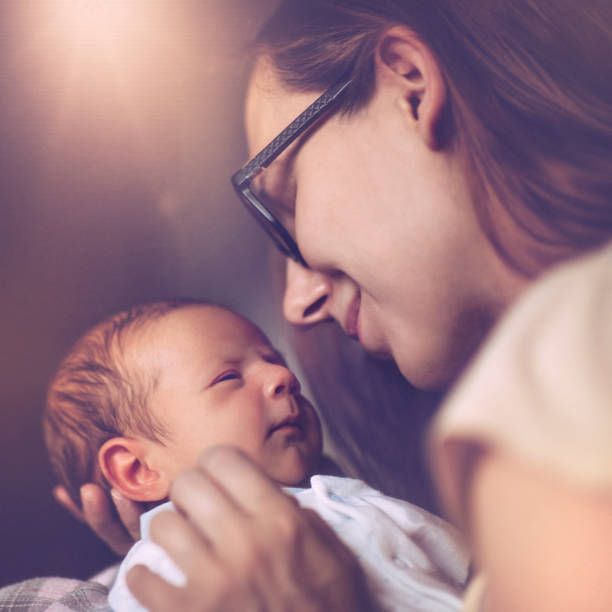 istock Mother with newborn baby 691609510