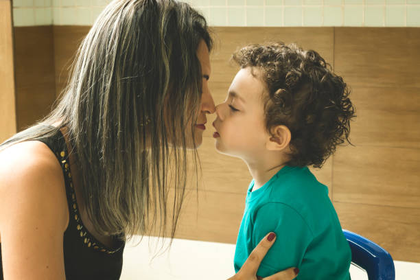 istock Mom and her son 691616060