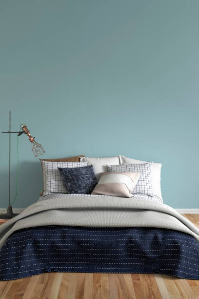 istock Bedroom with decoration and copy space 691616620