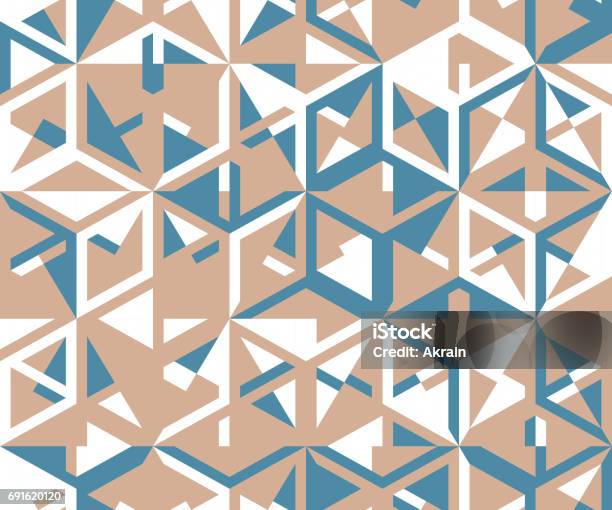 Angular Abstract Pattern Abstract Seamless Pattern From A Variety Of Angular Shapes On A White ...