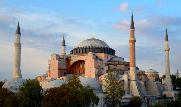 istock Turkey. Istanbul. Hagia Sophia at sunset 691620426