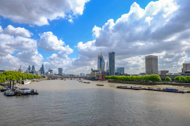 istock London skyline shot looking down river from Waterloo Bridge. 691626430