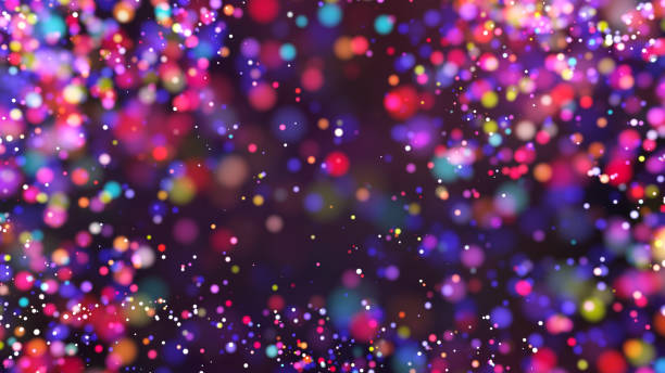 istock Beautiful colorful bokeh blurred background defocused lights 691633832