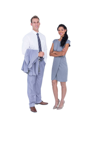 istock Happy business people looking at camera 691652790