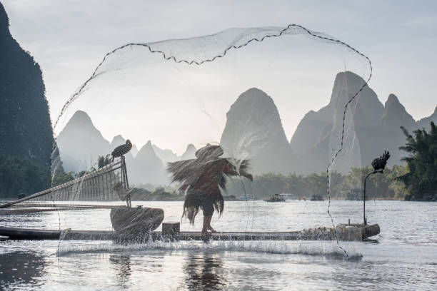 istock Fisherman of Li River 691658676