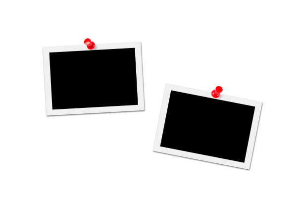 istock Blank photos isolated on white background 691673158