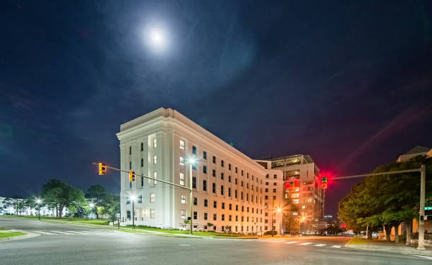 istock montgomery alabam downtown at night time 691675526