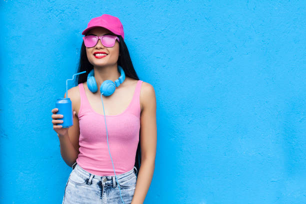 istock Woman in pink colour 691675792