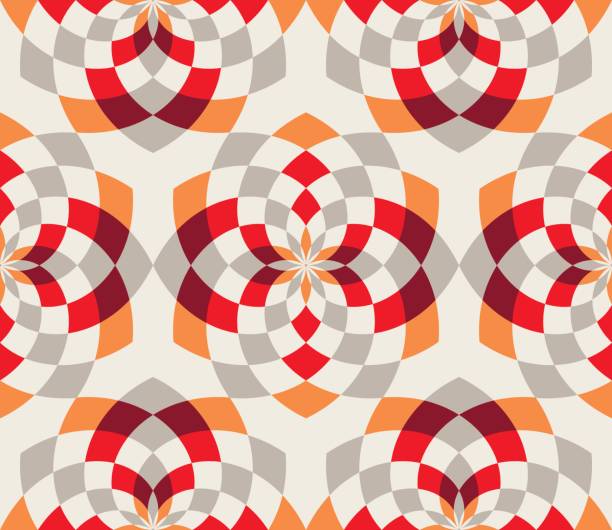 Colorfull patterns vector art illustration