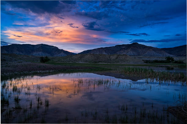 istock Amazing Sunset Over Fruita Colorado 691685820