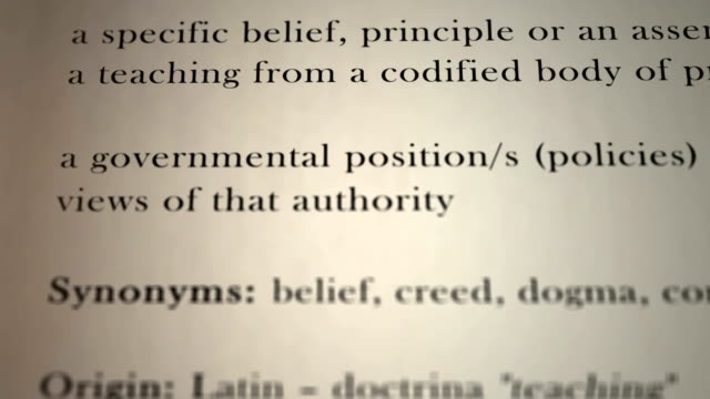 Doctrine Definition