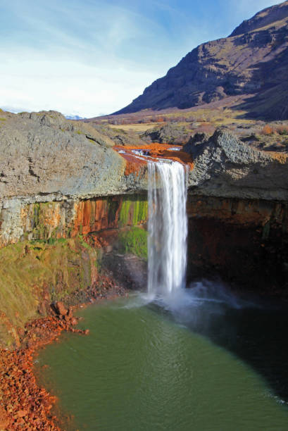 cascata salto del agrio, argentina - argentinian culture foto e immagini stock