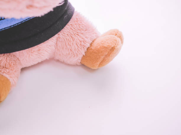 istock Cute cuddly reindeer stuffed toy 691693282