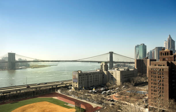 istock Brooklyn bridge and East river from Manhattan 691694178