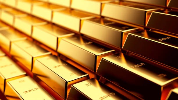 złoto - gold bullion ingot stock market zdjęcia i obrazy z banku zdjęć