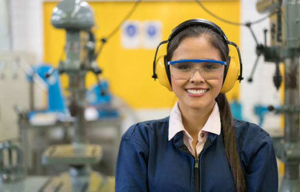 istock Portrait of a female engineering student at the university 691703486